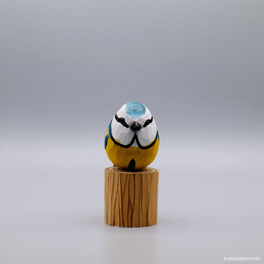 Handgemaakte Vogels + Stand
