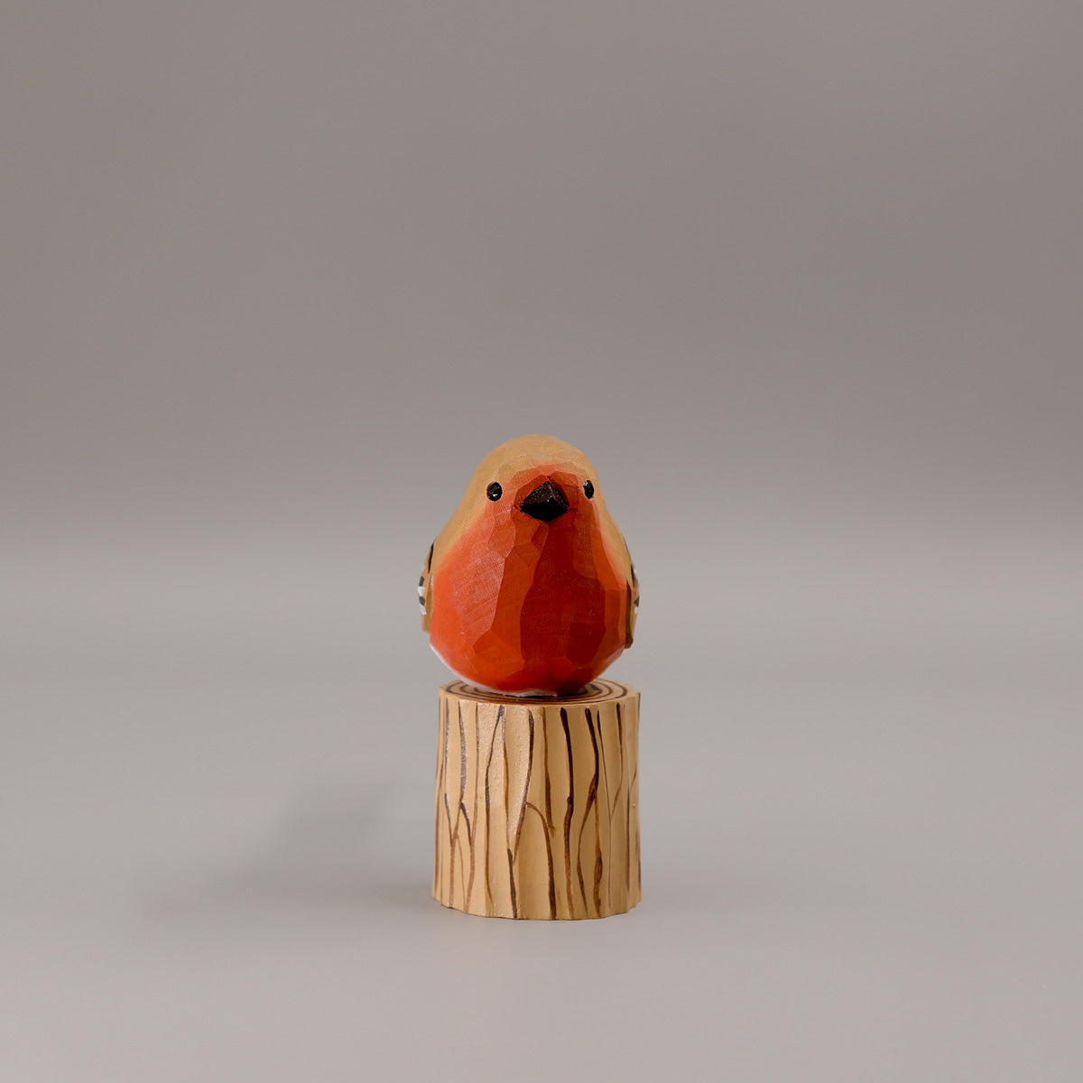 Mannelijke Roodborst + Stand