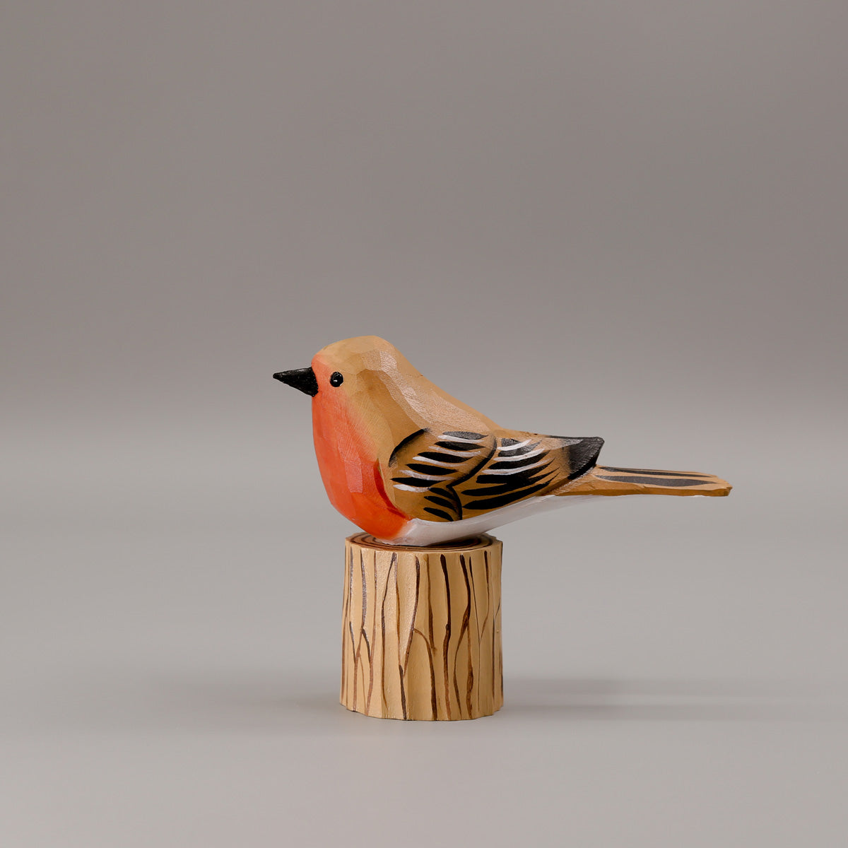 Mannelijke Roodborst + Stand