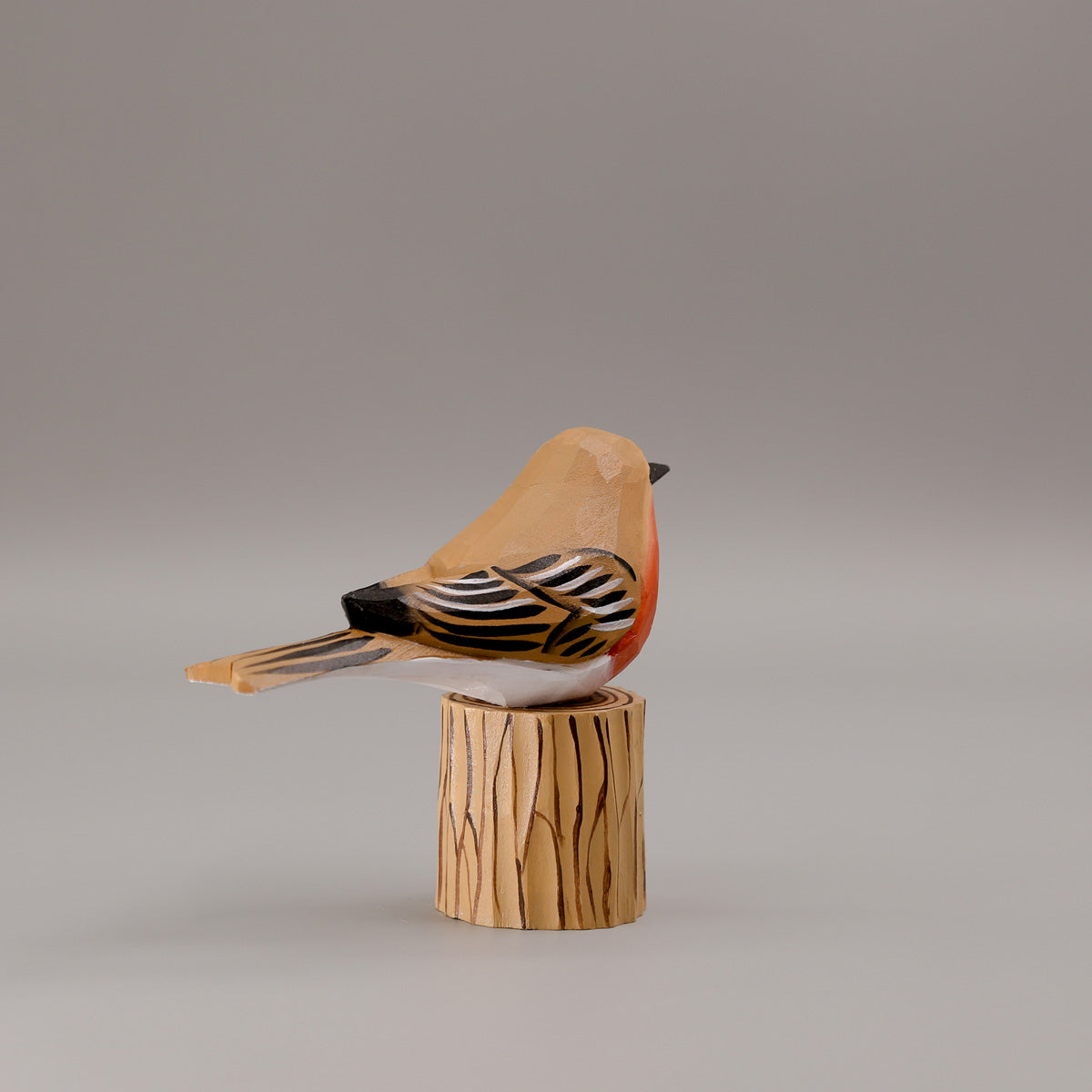 Mannelijke Roodborst + Stand
