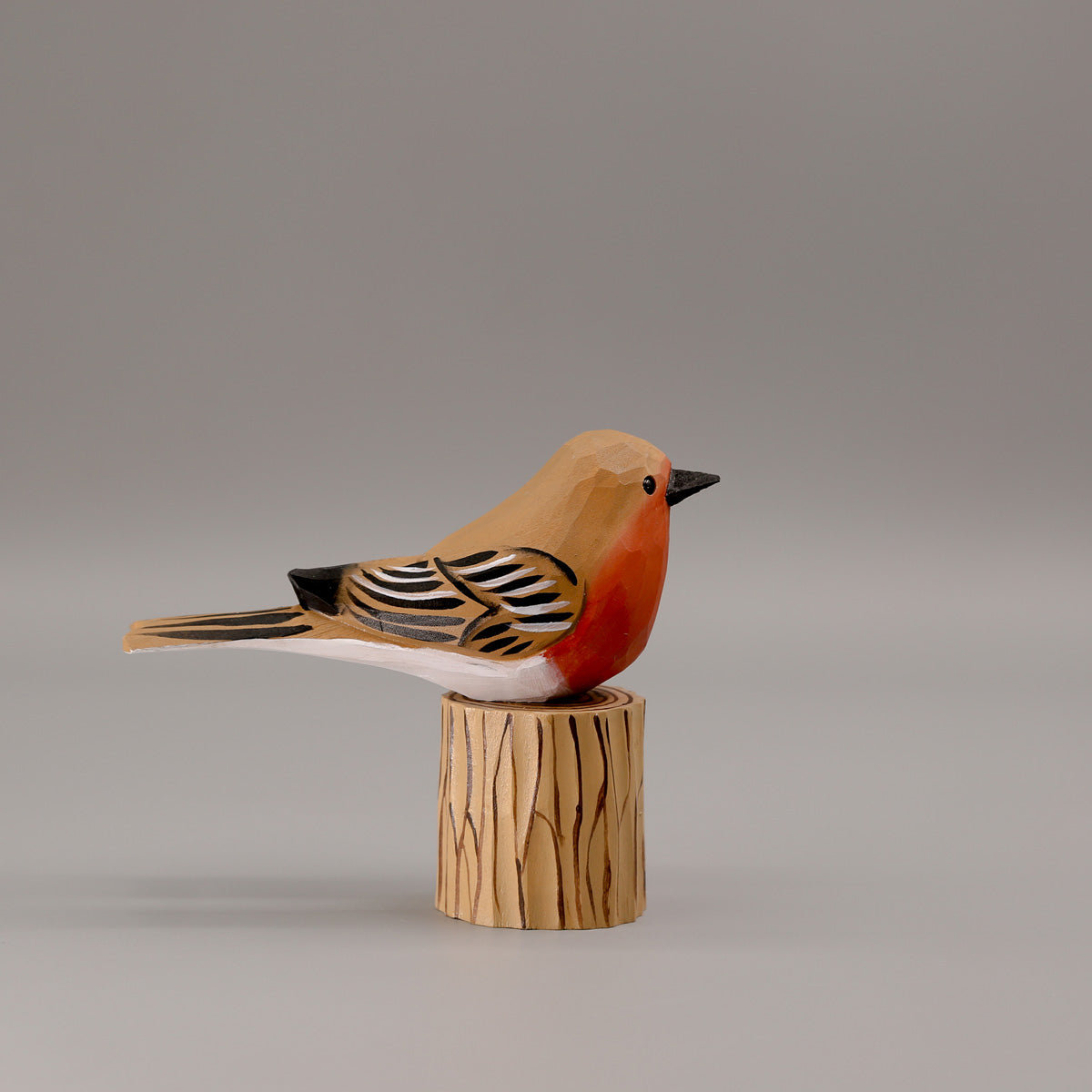 Mannelijke Roodborst + Stand
