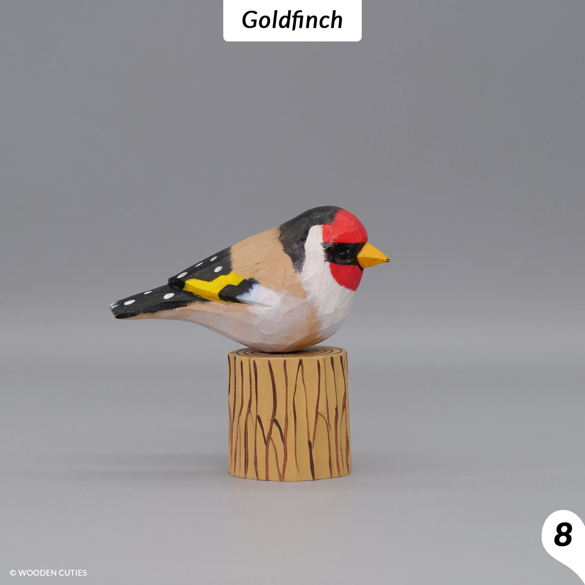 Set van 10 Vogels + 10 Standaarden