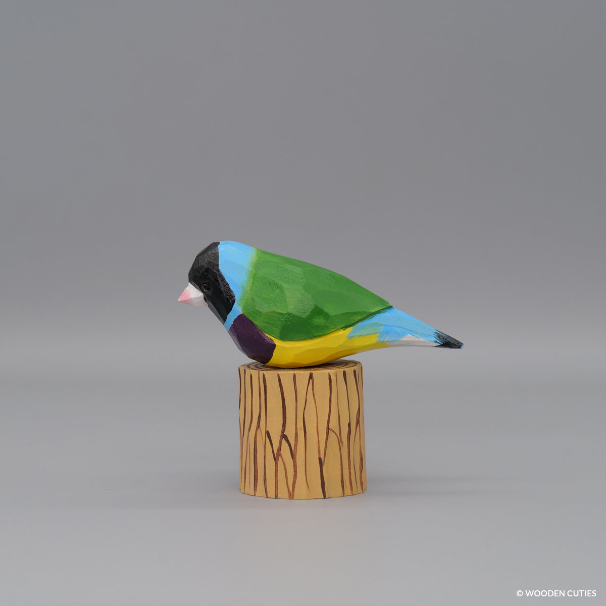 Gouldian vink #3 + standaard