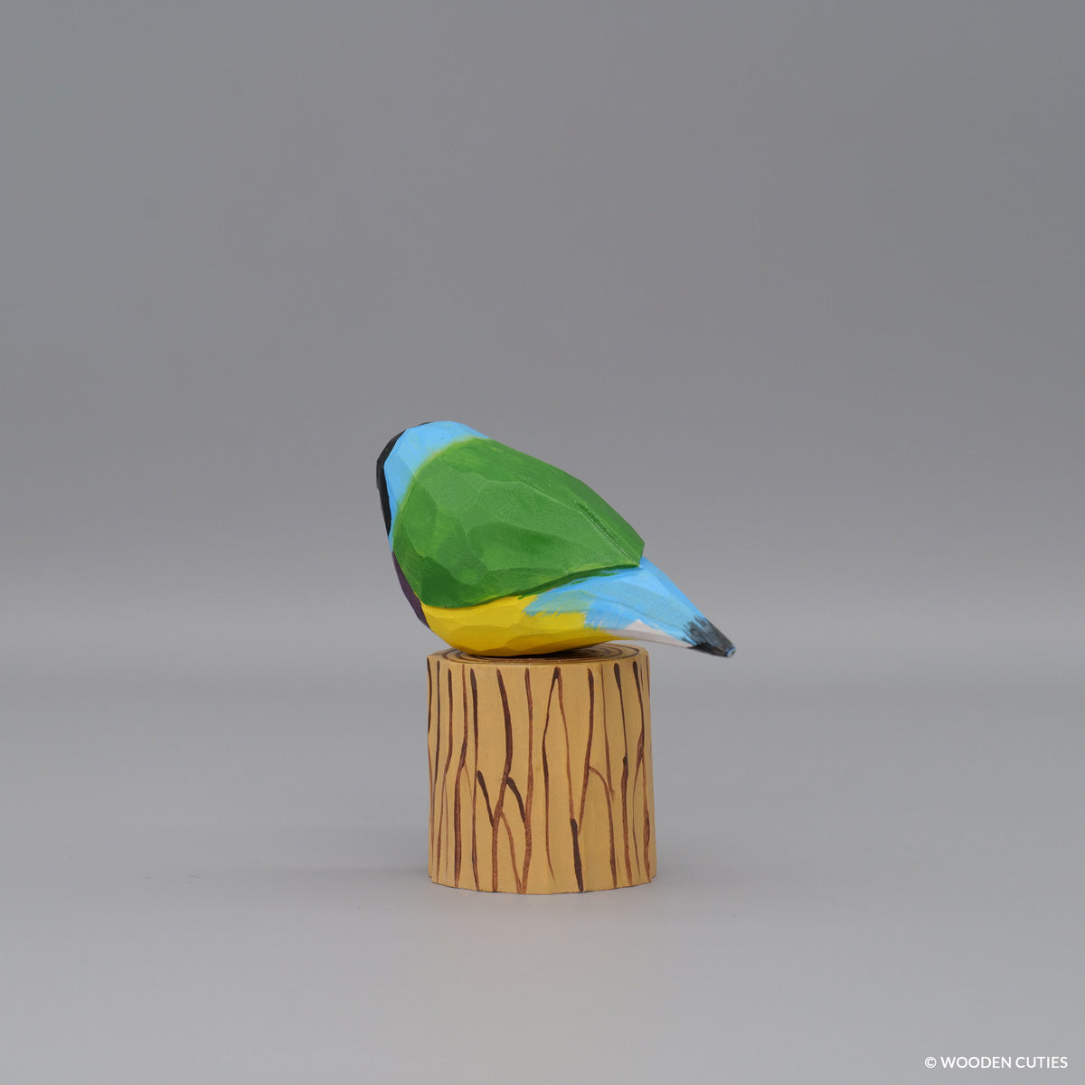 Gouldian vink #3 + standaard