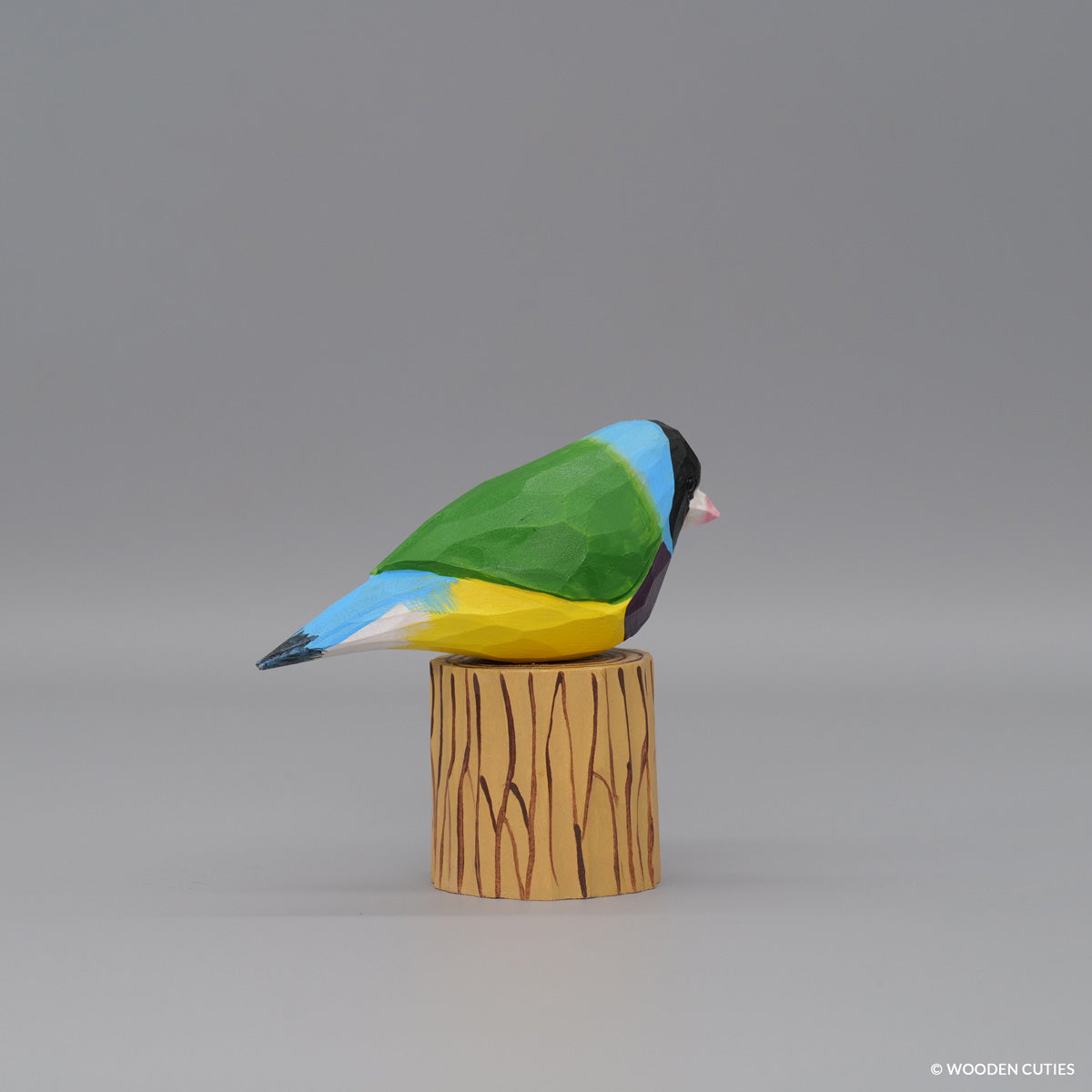 Gouldian vink #3 + standaard