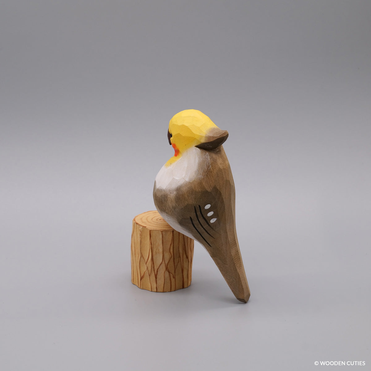 Grijze Cockatiel + Stand