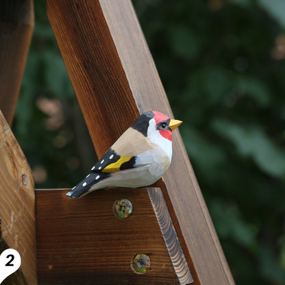 Handgemaakte Vogels + Stand