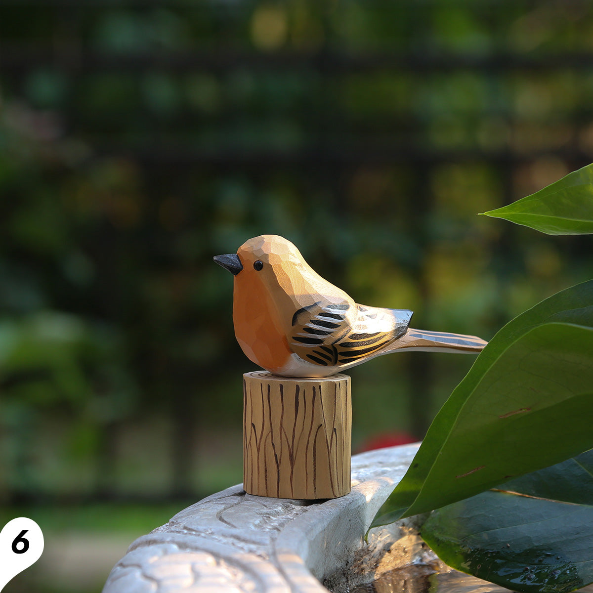 Handmade Birds + Stand