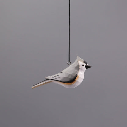 Gevederde Titmouse Ornament