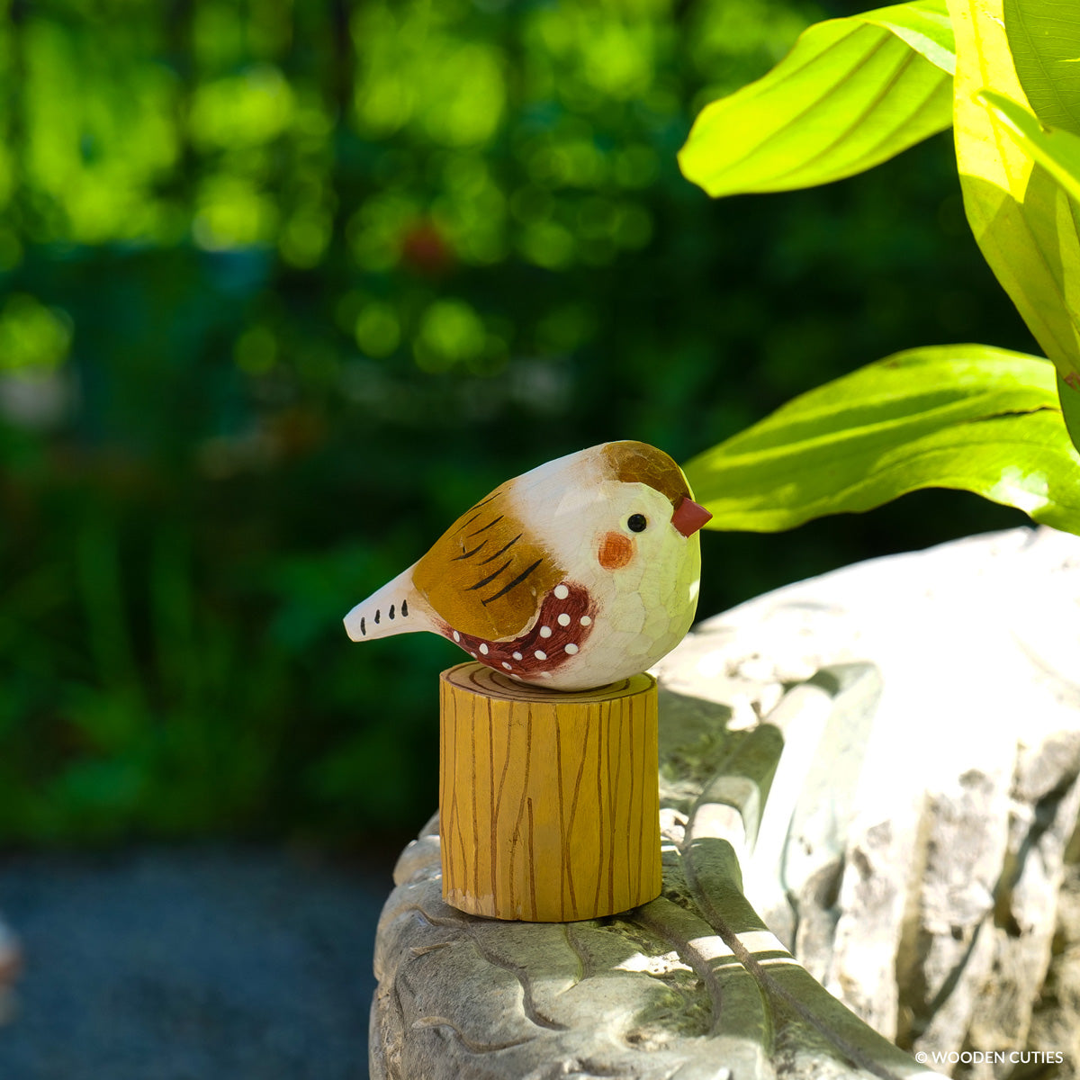 Zebra Finch + Stand