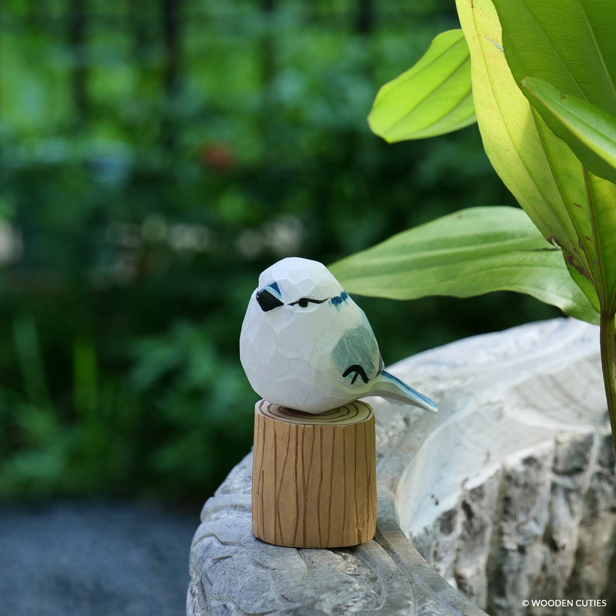 White Blue Jay + Stand