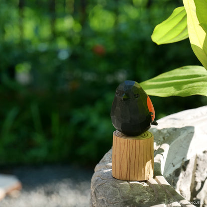 Red-Winged Blackbird + Stand