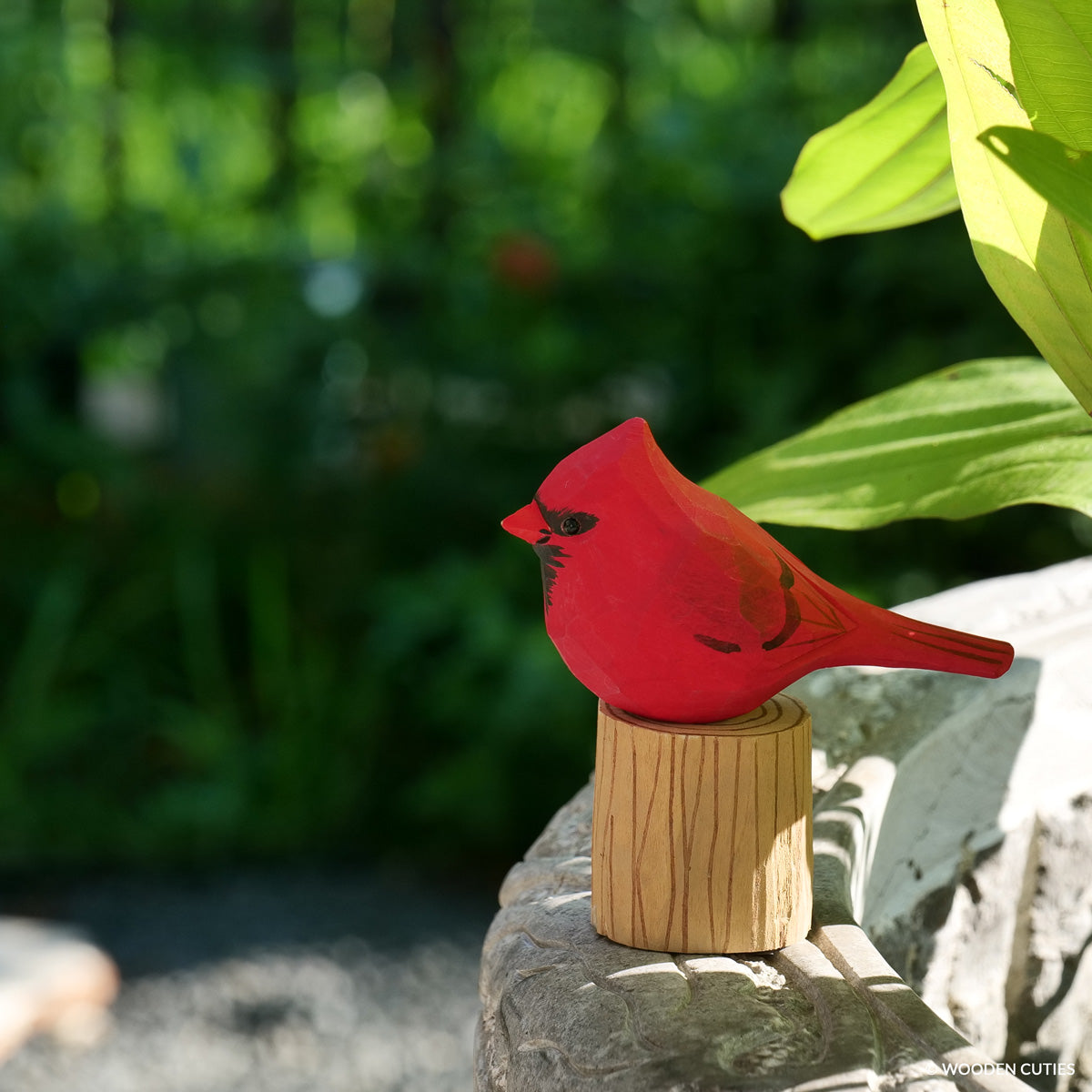 Male Cardinal + Stand